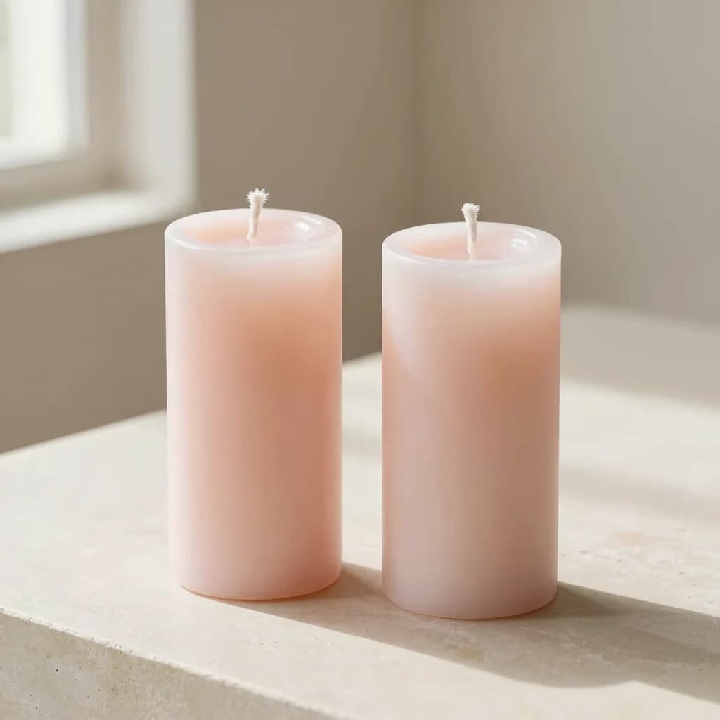 Rose Glow Pillars