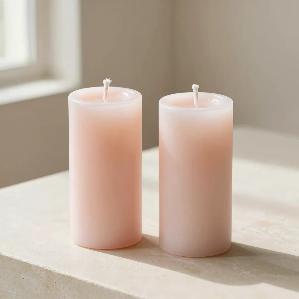 Rose Glow Pillars